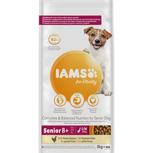 Iams 3x  Dog Senior Small - Medium Kip 3 kg