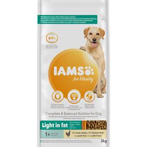 Iams 3x  Dog Adult Weight Control Kip 3 kg