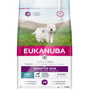 Eukanuba 3x  Daily Care Sensitive Skin Hondenvoer 2,3 kg