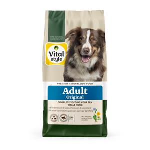 Vitalstyle 2x  Adult Original Hondenvoer 12 kg