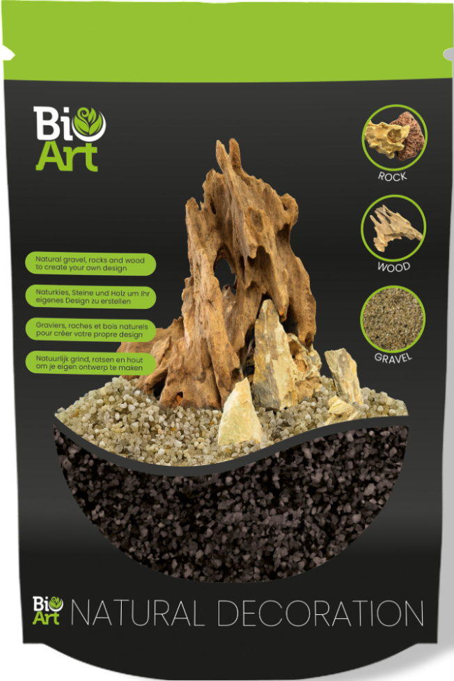 Superfish BioArt Gravel zwart 800 gram