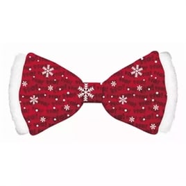 Plenty Gifts Vlinderstrik Ho Ho Ho Rood 12,5X6CM