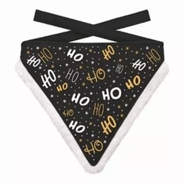 Plenty Gifts Kerst Bandana Ho Ho Ho Zwart