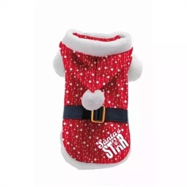 Plenty Gifts Kerst Jas Santa's Star Rood S