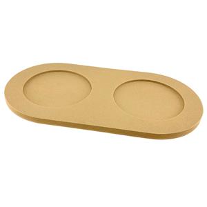 Pino Voerbak-onderlegger Serving Tray Zand, camel brown solid