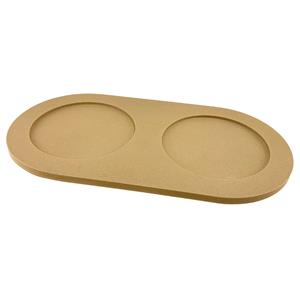 Pino Voerbak-onderlegger Serving Tray Zand, camel brown solid