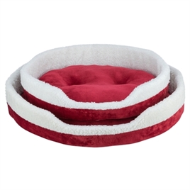 TRIXIE Xmas Kattenmand Nevio Rond Rood/Wit 55X45 cm