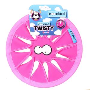 Coockoo twisty frisbee waterspeeltje hondenspeelgoed blauw