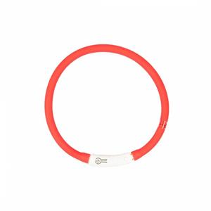 Duvo+ Flash light halsband 70 cm Rood