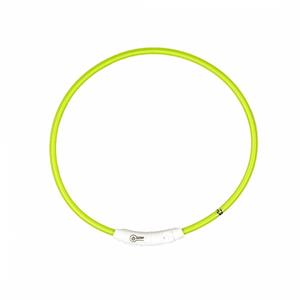 Duvo+ Flash light halsband 65 cm Groen
