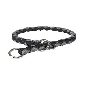 TRIXIE Cavo Anti-Trek Halsband Zwart/grafiet XS