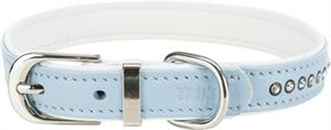 TRIXIE Active Comfort Halsband met Strass-steentjes Lichtblauw S-M