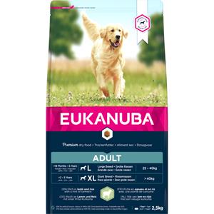 Eukanuba 3x  Adult Large Hondenvoer Lam - Rijst 2,5 kg