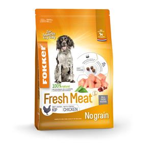 Fokker 3x  Fresh Meat Hondenvoer Kip 2,5 kg