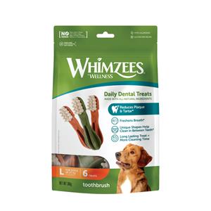 Whimzees 6x  Tandenborstel L 6 stuks