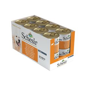 Schesir 16x  Hondenvoer Tonijn Wortel in Gelei 285 gr