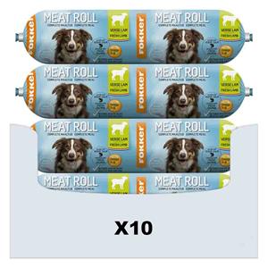Fokker 10x  Meat Roll Hondenvoer Nat Lam - Zalm 800 gr