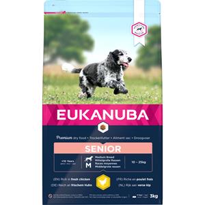 Eukanuba 3x  Caring Senior Medium Hondenvoer Medium 3 kg