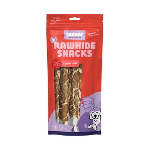 Braaaf 10x  Twister Hondensnack Lam - Vis 180 gr