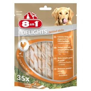 8in1 5x  Delights Twisted Sticks Kip 35 stuks
