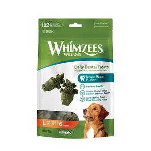 Whimzees 6x  Krokodil L 6 stuks