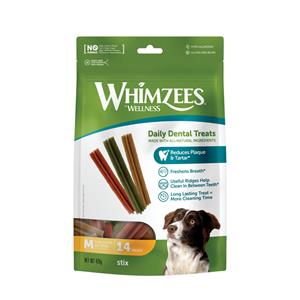 Whimzees 6x  Value Bag Stix Medium 14 stuks