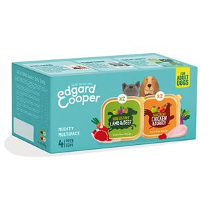 Edgard&Cooper 6x  Hondenvoer Multipack Kip - Kalkoen en Lam - Rund 4 x 300 gr