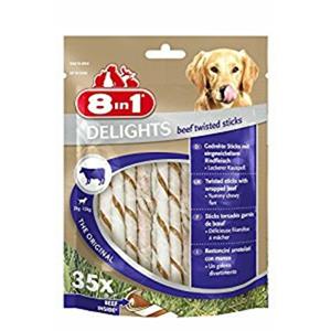 8in1 5x  Delights Twisted Sticks Rund 35 stuks