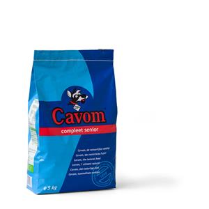 Cavom 4x  Compleet Hondenvoer Droog Senior 5 kg