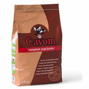 Cavom 4x  Compleet Hondenvoer Droog Pup - Junior 5 kg