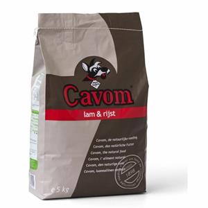 Cavom 4x  Compleet Hondenvoer Droog Lam - Rijst 5 kg