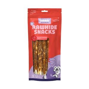 Braaaf 10x  Rol Sticks Hondensnack Kip 25 cm 240 gr