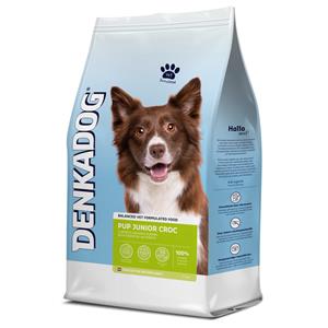 Denkadog 4x  Hondenvoer Pup/Junior Croc 2,5 kg