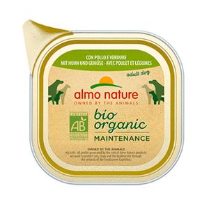 Almo Nature 64x  Bio Organic Maintenance Hondenvoer Kip&Groenten 100 gr