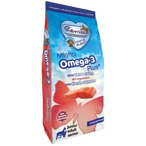 Renske 4x  Mighty Omega-3 Plus Geperst Hondenvoer Zalm 3 kg
