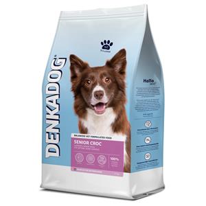Denkadog 4x  Hondenvoer Senior Croc 2,5 kg