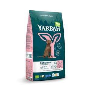 Yarrah 4x  Bio Hondenvoer Sensitive Adult Kip&Rijst 2 kg