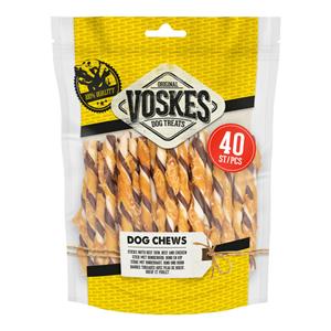 Voskes 15x  Rawhide Kip - Rund Sticks 400 gr