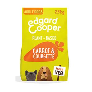 Edgard&Cooper 4x  Plantaardig Hondenvoer Wortel - Courgette 2,5 kg