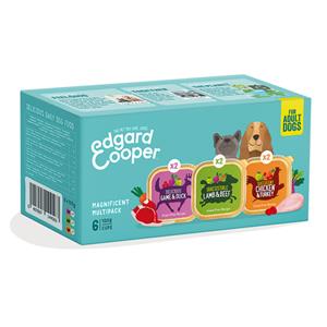Edgard&Cooper 12x  Hondenvoer Multipack Kip - Wild - Lam 6 x 100 gr