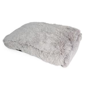 Duvo+ Snug Rechthoekig Bed Lichtgrijs XL - 116x84x21cm