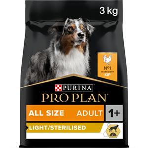 Pro Plan 4x  Adult All Sizes Light Sterilised Kip 3 kg