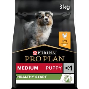 Pro Plan 4x  Puppy Medium Healthy Start Kip 3 kg