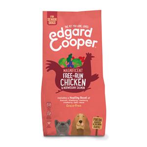 Edgard&Cooper 2x  Hondenvoer Senior Scharrelkip - Noorse Zalm 7 kg
