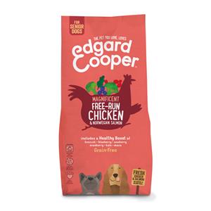 Edgard&Cooper 2x  Hondenvoer Senior Scharrelkip - Noorse Zalm 12 kg