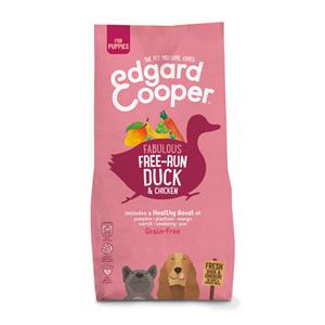 Edgard&Cooper 2x  Hondenvoer Puppy Scharrelkip - Scharreleend 12 kg