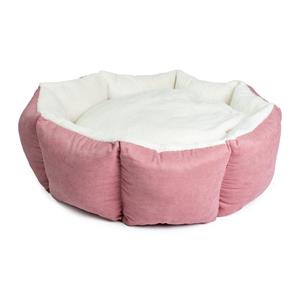 Duvo+ Mand Hexa Velvet Roze M - 60x60x24cm