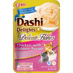 Inaba Dashi Delights Delicate Flakes kat Kip met zalm