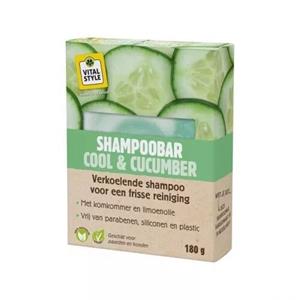 VITALstyle Shampoobar 180 gram Cool & Cucumber 180 Gr