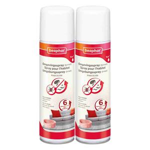 Beaphar 2x  Vlooienmiddel Hond Omgevingsspray 250 ml